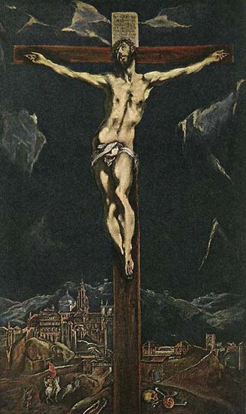 GRECO, El Christ in Agony on the Cross
